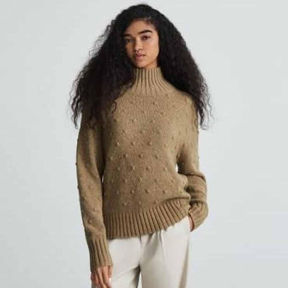 Everlane The Alpaca Pom-pom Turtleneck Sweater - Picture 2 of 8
